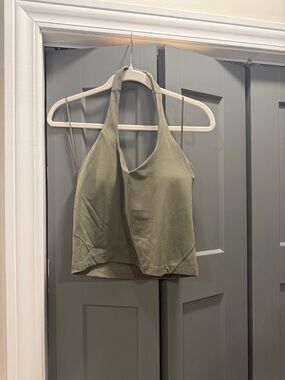 lululemon athletica Olive Green Halter Tank